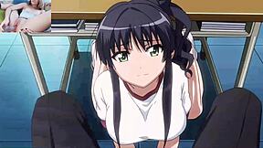 Student Pounds Classmate's Wet Pussy Right on Classroom Desk