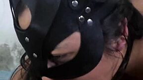 curvy latina milf wife bent over for deep anal assfucking creampie homemade