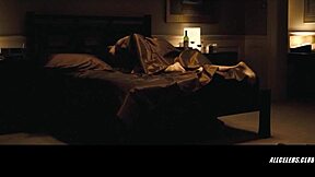 flora montgomery bares big tits in sexy basic instinct handjob