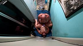 dragon cock sleeve lubed with spit stretches fat pussy