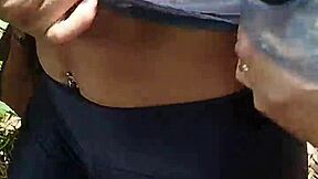 i let him creampie my skinny brazilian ass public forest cash fuck