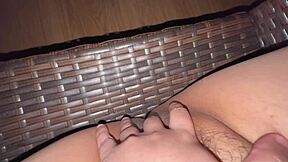 naughty indonesian student spreads hairy pussy flaunts big tits