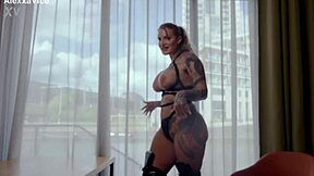 first time curvy blonde's fat ass takes it all to her mouth