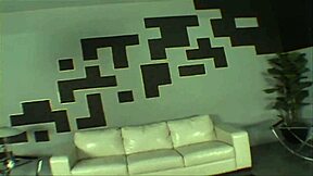 Blonde sweet mom gets fucked doggystyle bent over with deepthroat big cock in fishnets heels