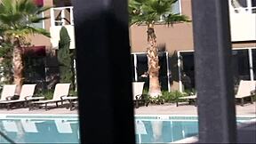 Blonde sweet mom gets fucked doggystyle bent over with deepthroat big cock in fishnets heels