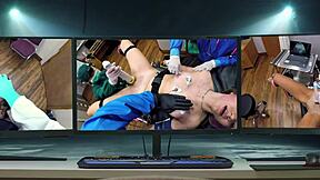 dr tampa researches naomi alice's big clit orgasm spread