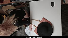 Teen Samantha Hayes Caught Shoplifting Gets Punished By Milf With Big Tits Blowjob!