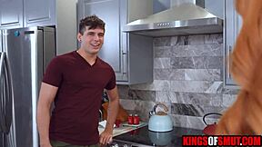 Fat Ass Step Sister Fucks Him Instead Of Dildo