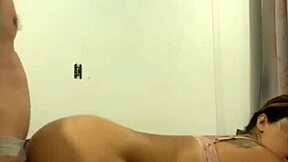 Suspicious husband creampies young wife's swollen loose pussy hard