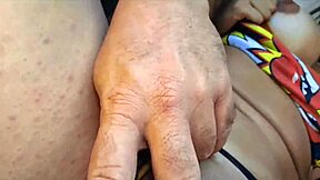 Latina amateur flashes big clit pussy then fucks huge cock in app driver car