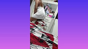 talking world craziness with brazilian wife then she sucks my dick