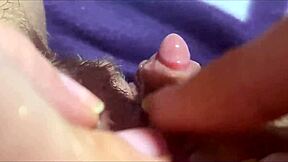 watch big clit pulse wildly in explosive orgasm closeup!
