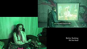 Naked BBW Glasses Brunette Lake House Game