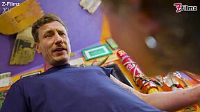 pornstar tattoo girl with pierced nipples gets her ass destroyed atm deepthroat facial from client