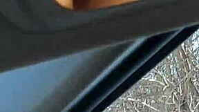 fiance blasts massive squirt in car fingering