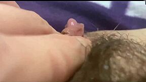 watch big clit pulse wildly in explosive orgasm closeup!