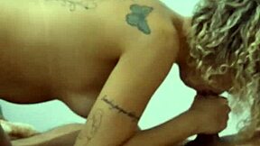 Stepdaughter's Lips Wrap Stepdad's Cock Till He Explodes on Her Face