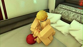 How does makima deepthroat denji's cock in roblox sex frenzy?
