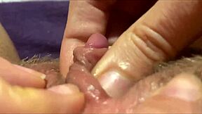 watch big clit pulse wildly in explosive orgasm closeup!