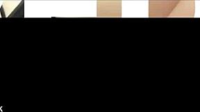 British 18yo redhead college girl next door gulps down creampie in lingerie