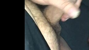 chubby guy strokes fat cock until thick ropes of cum explode everywhere