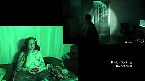 Naked BBW Glasses Brunette Lake House Game