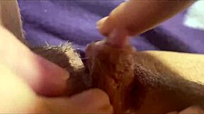 watch big clit pulse wildly in explosive orgasm closeup!