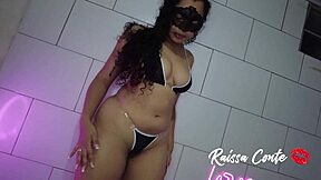 raissa sucks hard cock then gives pussy and ass with anal plug creampie