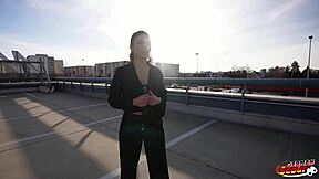 German Scout Fits Italian Lola Danger Small Tits for Rough Casting Pound