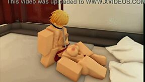 How does makima deepthroat denji's cock in roblox sex frenzy?