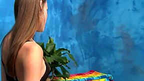 Active Masseuse Delivers Intense Oily Head and Hard Pussy Pounding