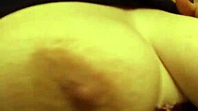 Fat BBW MILF slut shows off massive 44DD tits solo