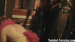 Bound Submissive Endures Nonstop Femdom Bondage Torment And Humiliation