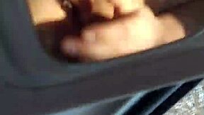 fiance blasts massive squirt in car fingering