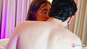 I jerk off watching stepsis squirt on best friend's dick