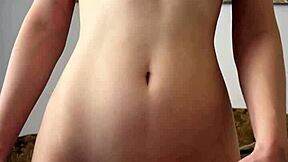 petite teen slut rips clothes for dildo pussy rub orgasm