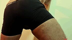 The sultry morena femdom provokes her slave before punishing him