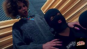 a giovanna bombom teaches blowjob and pussy ride in hot workout sex class