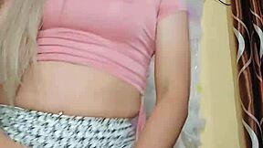 Rosadita Transexual Jerks Thick Cock Hard