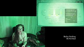 Naked BBW Glasses Brunette Lake House Game