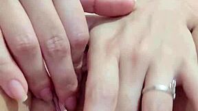 brazilian milf fingers her wet pussy loving every rub