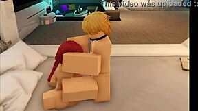 How does makima deepthroat denji's cock in roblox sex frenzy?