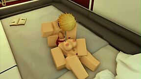 How does makima deepthroat denji's cock in roblox sex frenzy?
