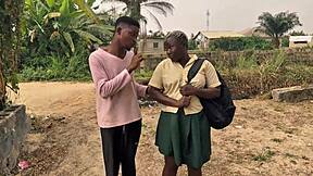 nigerian schoolgirl dragged into jungle overwhelmed by deep pounding ecstasy