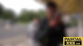 Busty British Fuck Puppet Squirts Hard from Rough Maledom Pounding