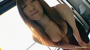 Asian Milf's Saggy Tits Bounce Riding Dick in Doggystyle Cowgirl