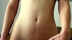 petite teen slut rips clothes for dildo pussy rub orgasm