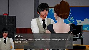 Headmaster's Fantasy Orgy With Big Tits Shaved Pussies Part 3