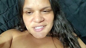 bbw latina shows big ass pussy in white panties