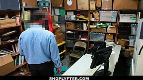 Shoplyfter Skinny Teen Alex Harper Blackmailed Stripped Fucked